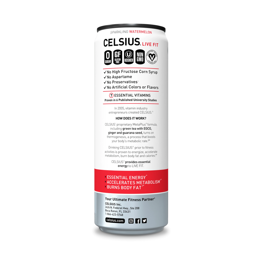 CELSIUS Sparkling Space Variety Pack, Functional Energy Drink, 12 fl oz, 12-Pack T823