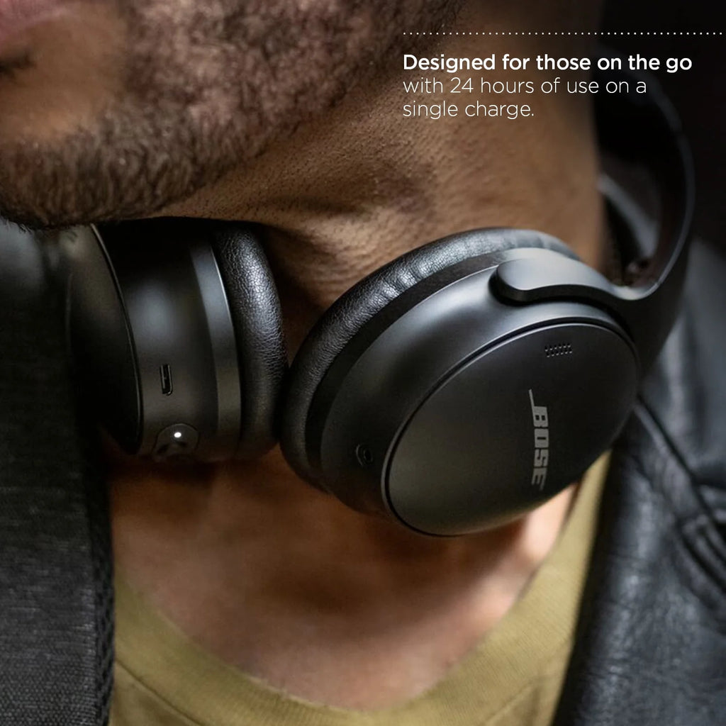 Bose QuietComfort 45 Wireless Noise Cancelling Over-Ear Headphones, Black C371203