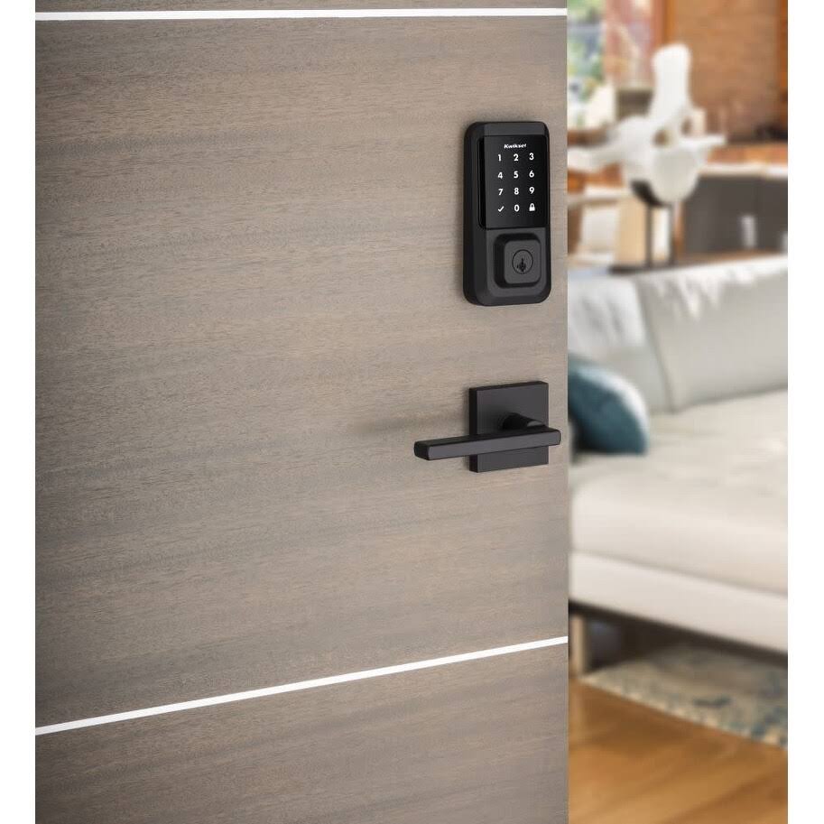 Kwikset Halo Touchscreen Wi-Fi Smart Lock Iron Black Y73191