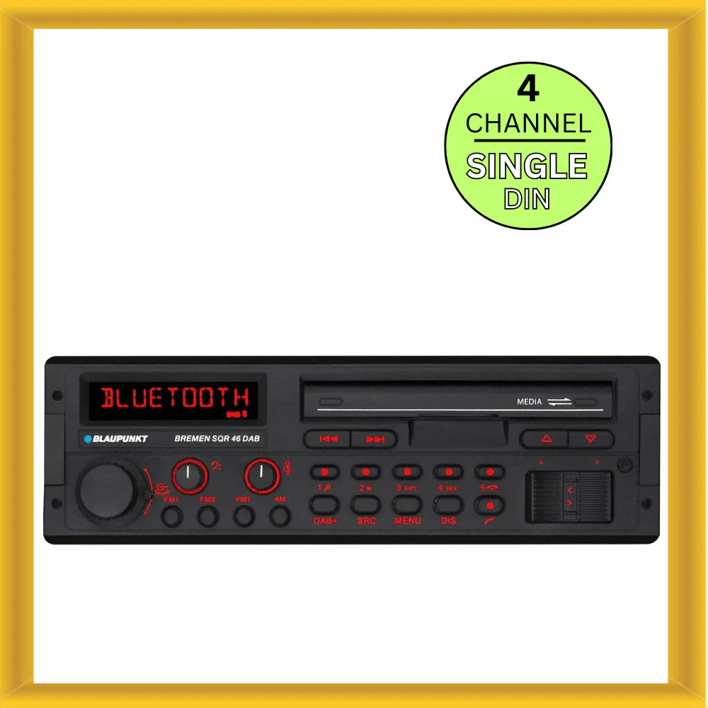 Blaupunkt Bremen SQR 46 DAB Retro Car Stereo Radio Bluetooth USB MP3 AUX Input