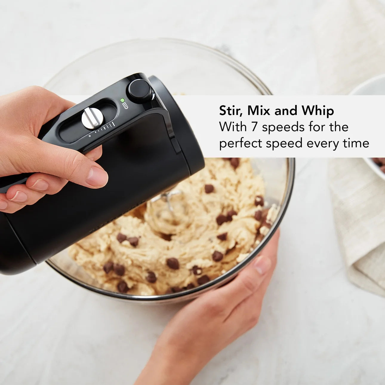 KitchenAid Cordless 7 Speed Hand Mixer, Black Matte N5847