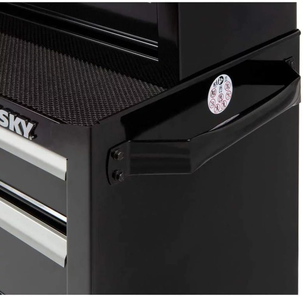 Husky 26 in. 4-Drawer Rolling Tool Chest, Gloss Black B691562