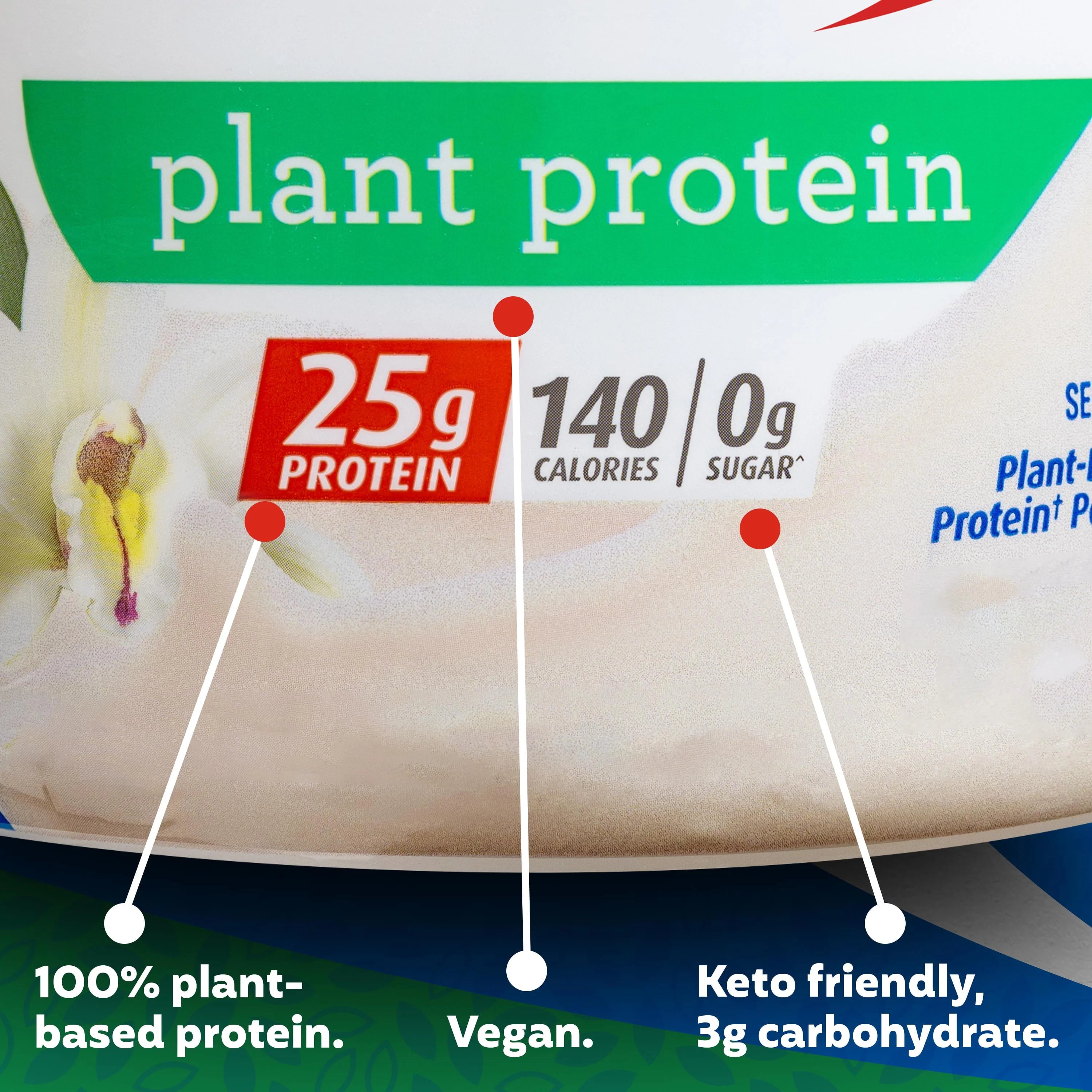 Premier Protein Powder Plant Protein, Vanilla, 25g, 15 Servings I682