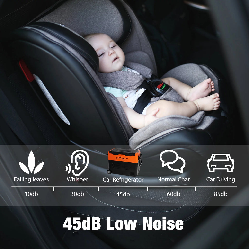 12V Portable Dual Zone Car Refrigerator 31.7QT with WiFi App Control N5786