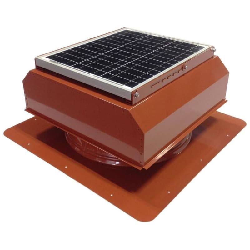 Attic Breeze Gen 3 AB-3523A-TCT Self-Flashing Attached Solar Attic Fan 35W Terra Cotta - Avayadevconnect