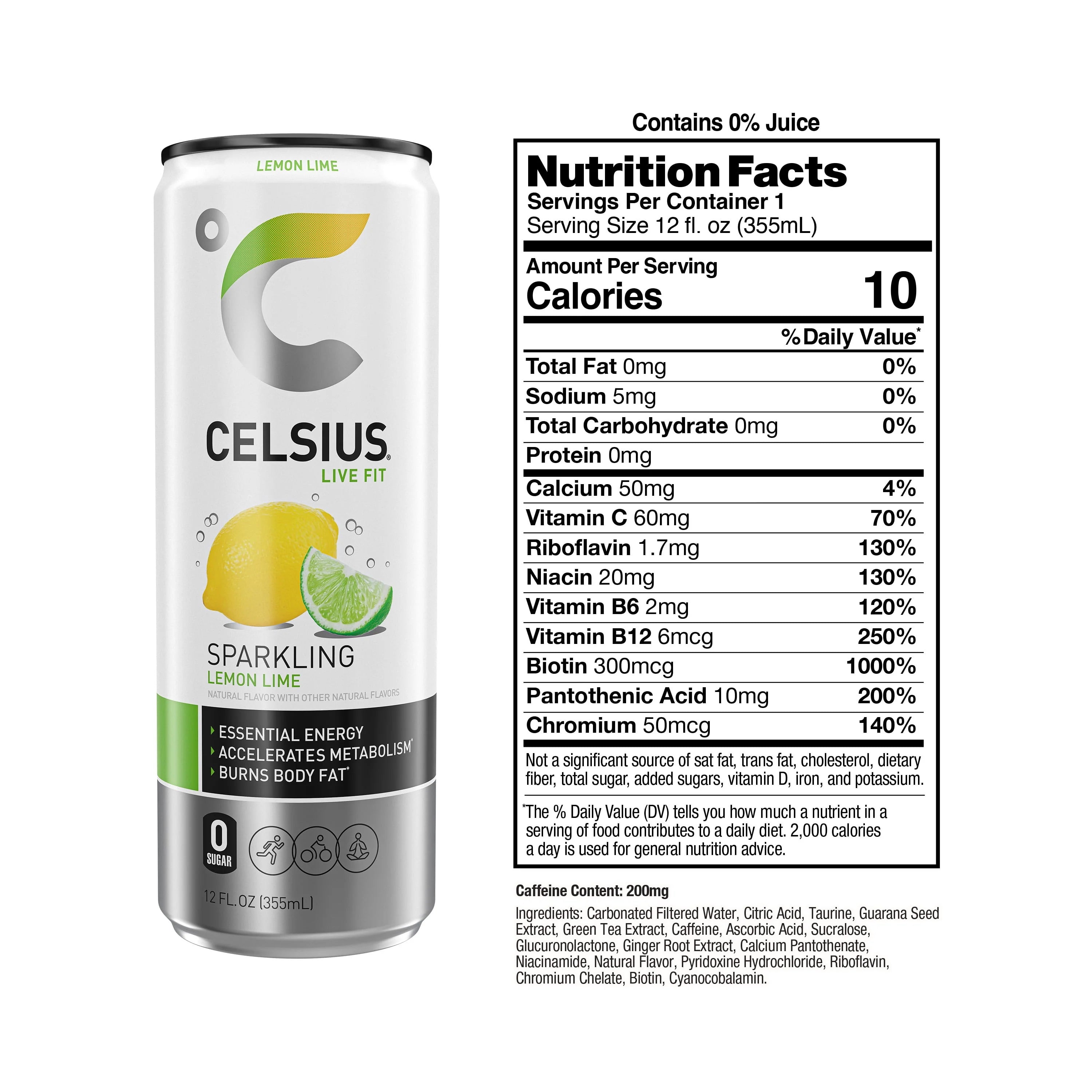 CELSIUS Sparkling Space Variety Pack, Functional Energy Drink, 12 fl oz, 12-Pack T823