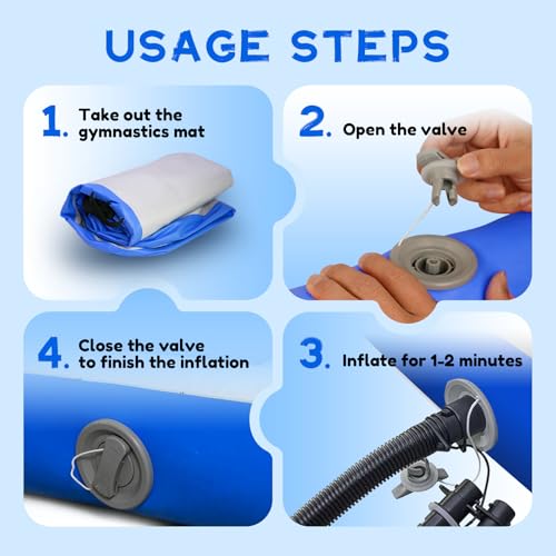 FEATH-R-LITE 10/13ft Inflatable Tumble Track with Electric Pump L2727