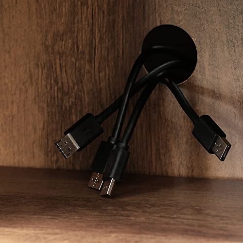 Furinno JAYA Large Entertainment Stand for TV Up to 55 Inch, French Oak Grey/Black V100781
