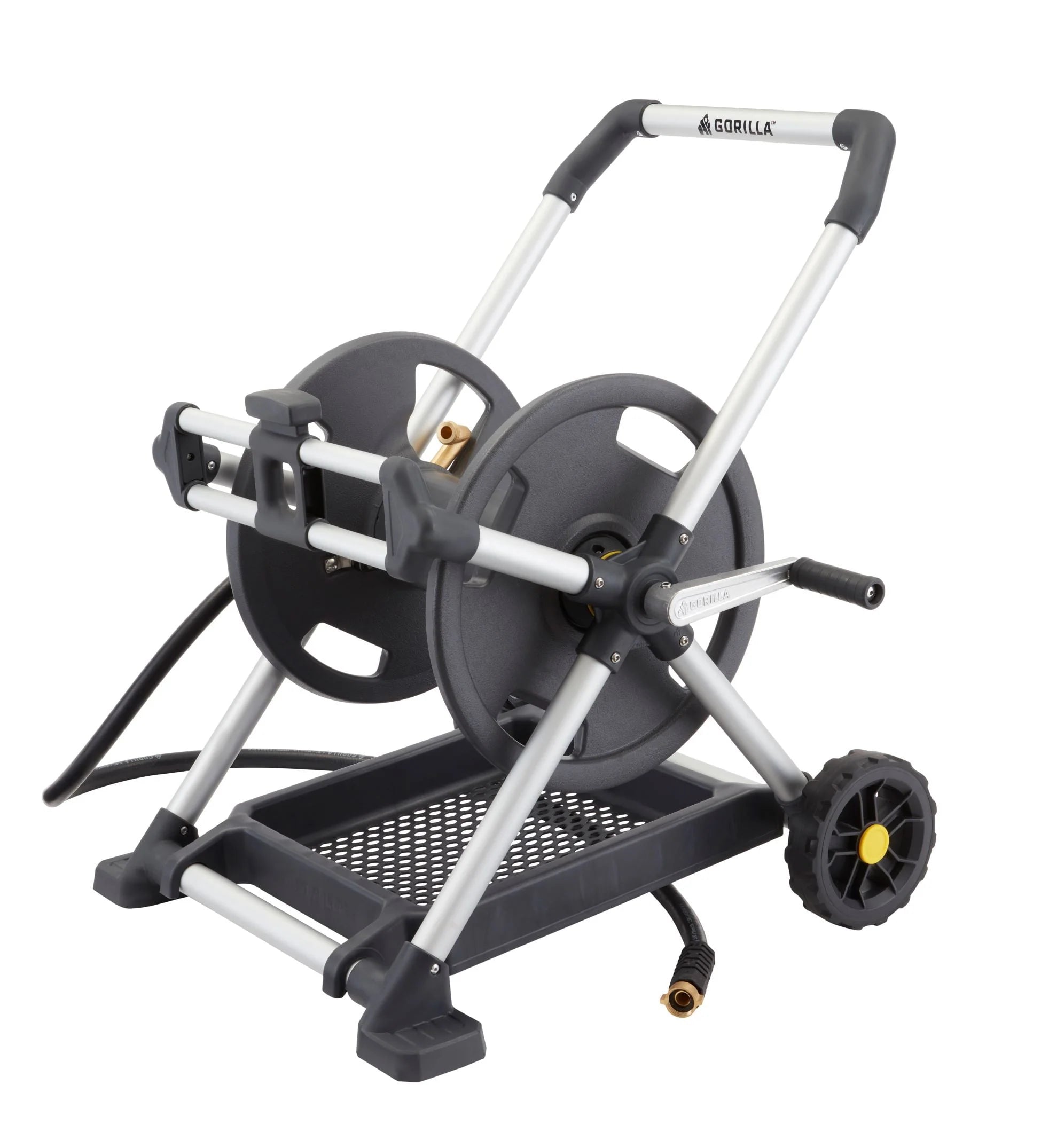 Gorilla 150 ft. Aluminum Zero-Rust Upright Hose Reel E14305