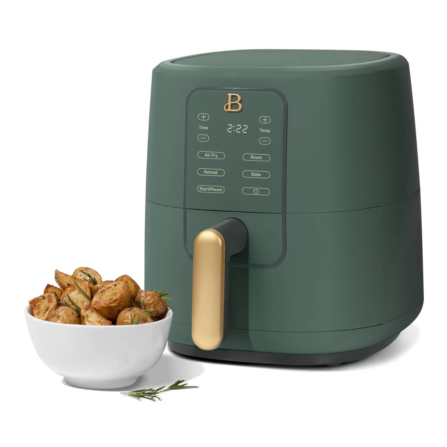 Beautiful 3 Qt Air Fryer with TurboCrisp Technology, White Icing by Drew Barrymore Q37808