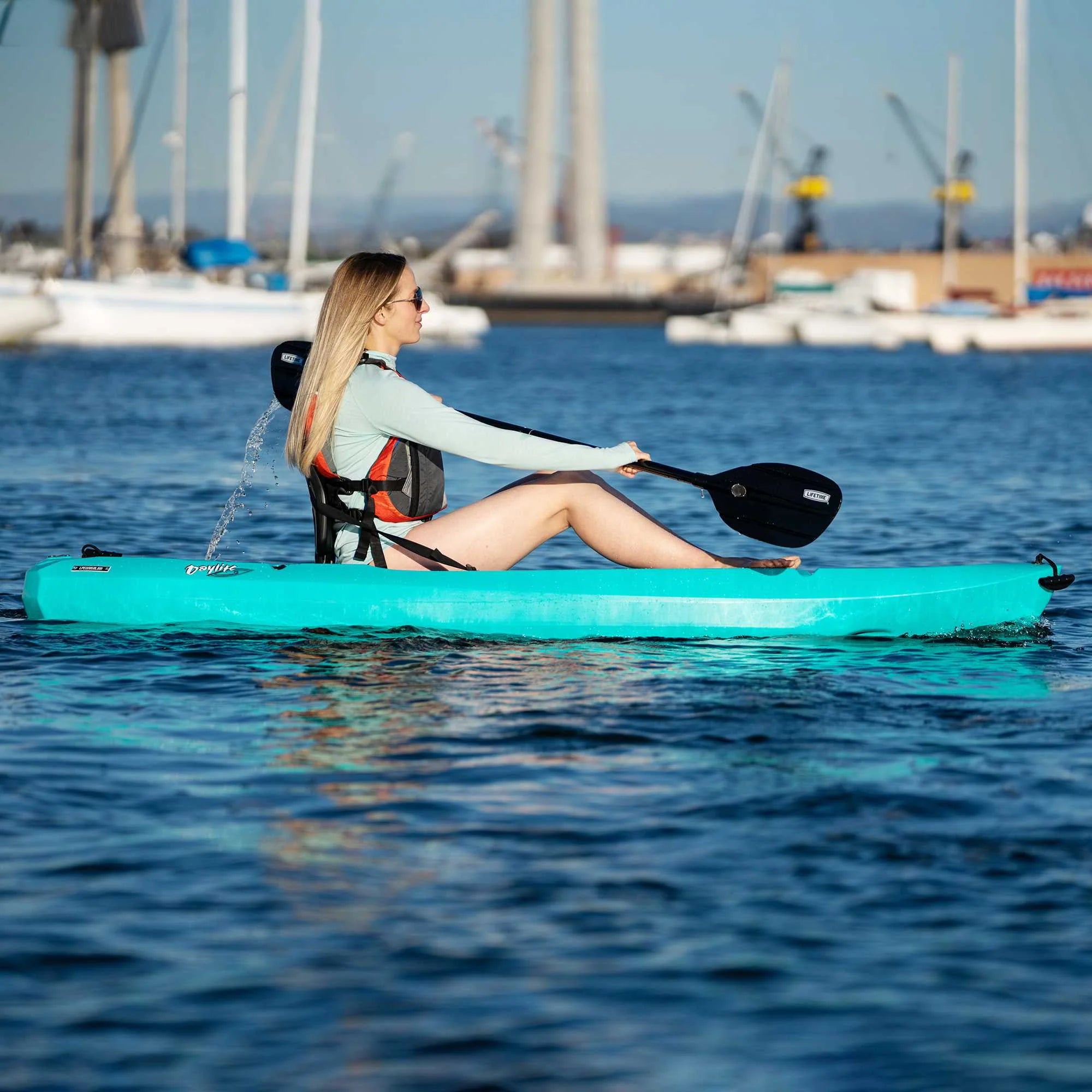 Lifetime Daylite 8 ft Sit-on-Top Kayak, Red H51700