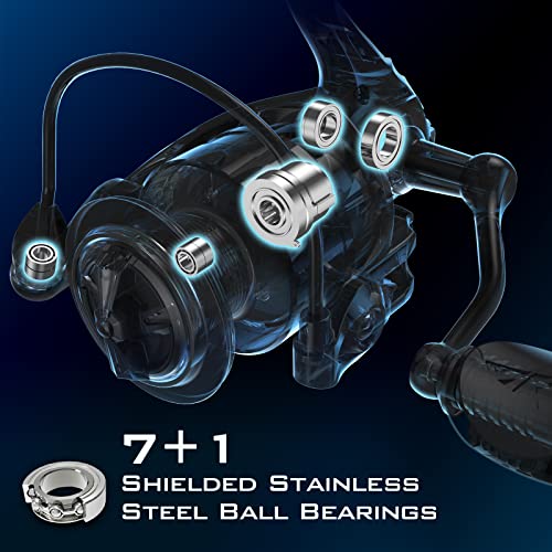 KastKing Spartacus II Fishing Reel Spinning Reel 22LBs Max Drag 7+1 Stainless BB Saltwater Freshwater G54182