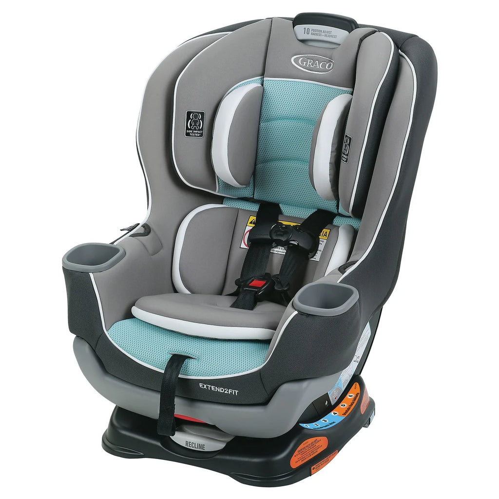 Graco Extend2Fit Convertible Car Seat, Kenzie Pink