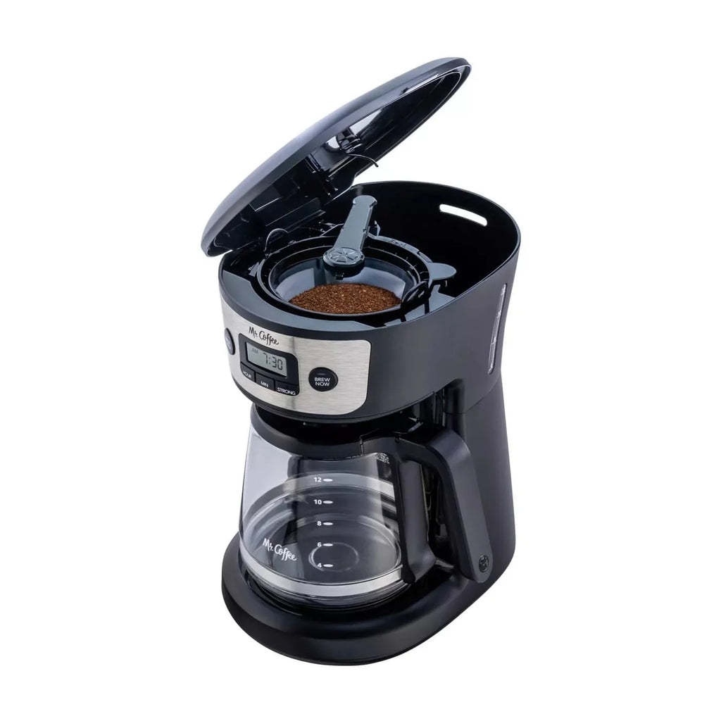Mr. Coffee 12-Cup Coffee Maker with Strong Brew Selector and Reusable Filter K4246