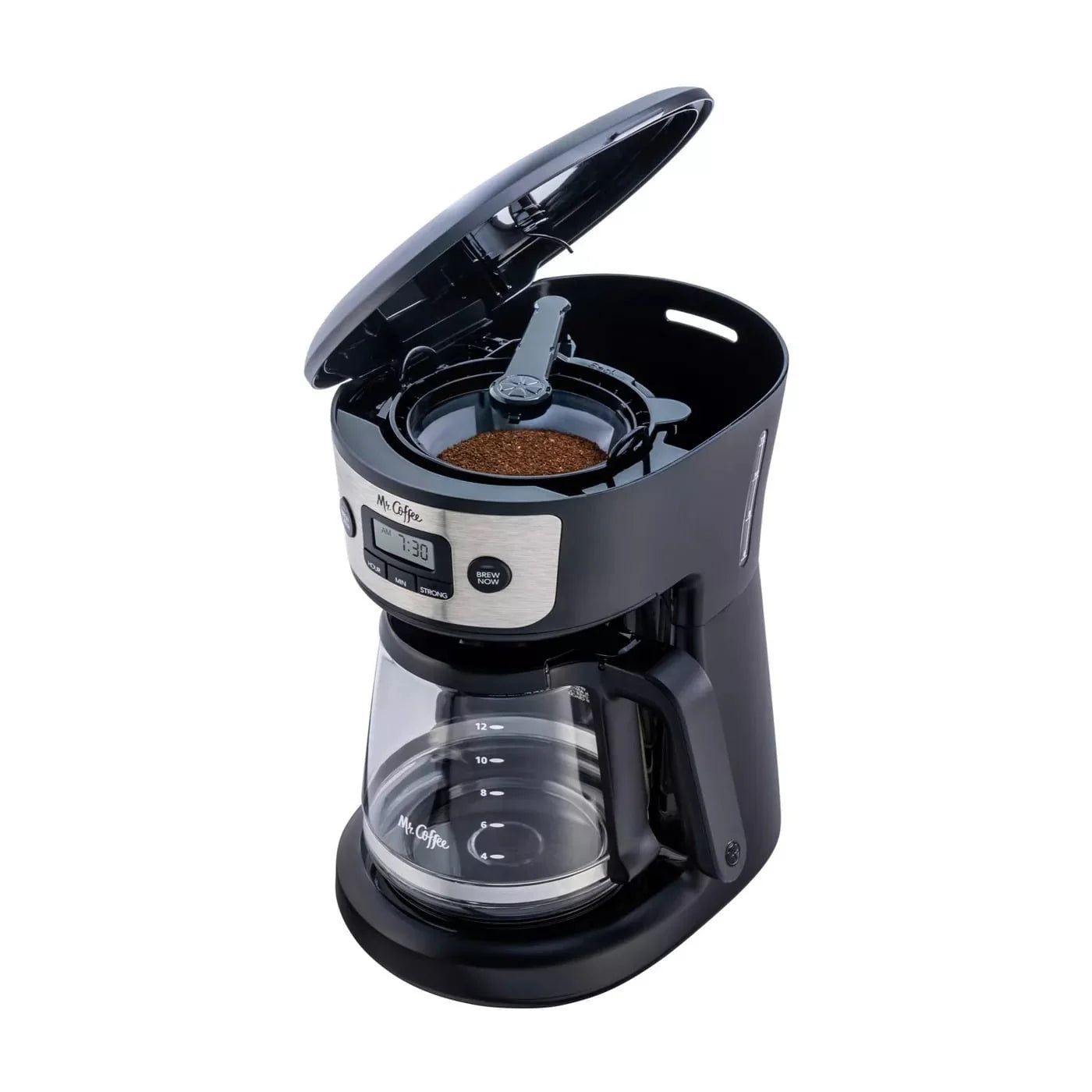 Mr. Coffee 12-Cup Coffee Maker with Strong Brew Selector and Reusable Filter K4246