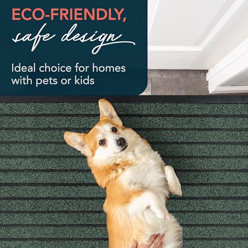 ubdyo Extra Durable Door Mat Non-Slip Outdoor Entrance 30" x 17" Bright Brown W5648