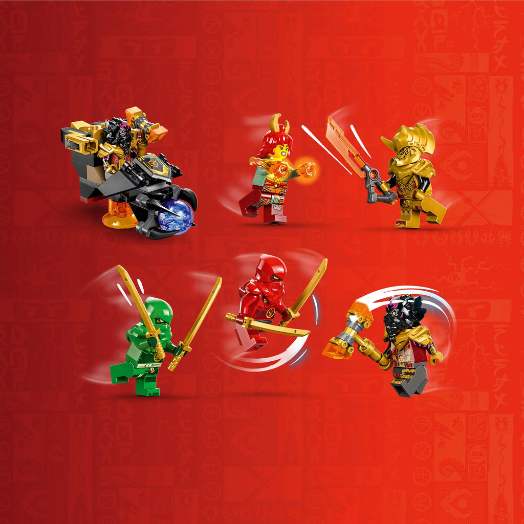 LEGO NINJAGO Heatwave Transforming Lava Dragon 71793 Building Toy Set D62454