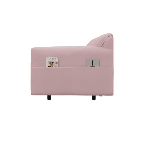 Queen Size Futon Sofa Bed with 2 Pillows, Blue V9731