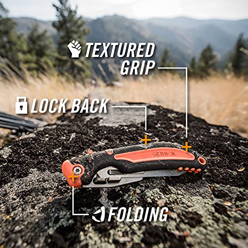 Gerber Gear Vital Pack Compact Saw with Stainless Steel Blade and Sheath A178