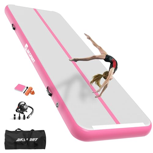 AKSPORT Gymnastics Air Mat Tumble Track with Air Pump A7907