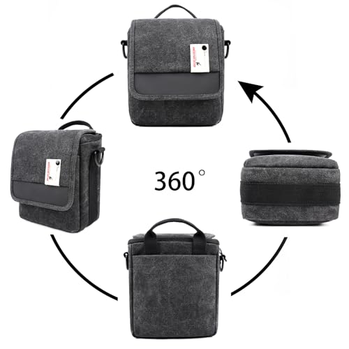 Besnfoto Camera Bag Small DSLR Shoulder Bag Waterproof Crossbody W879210