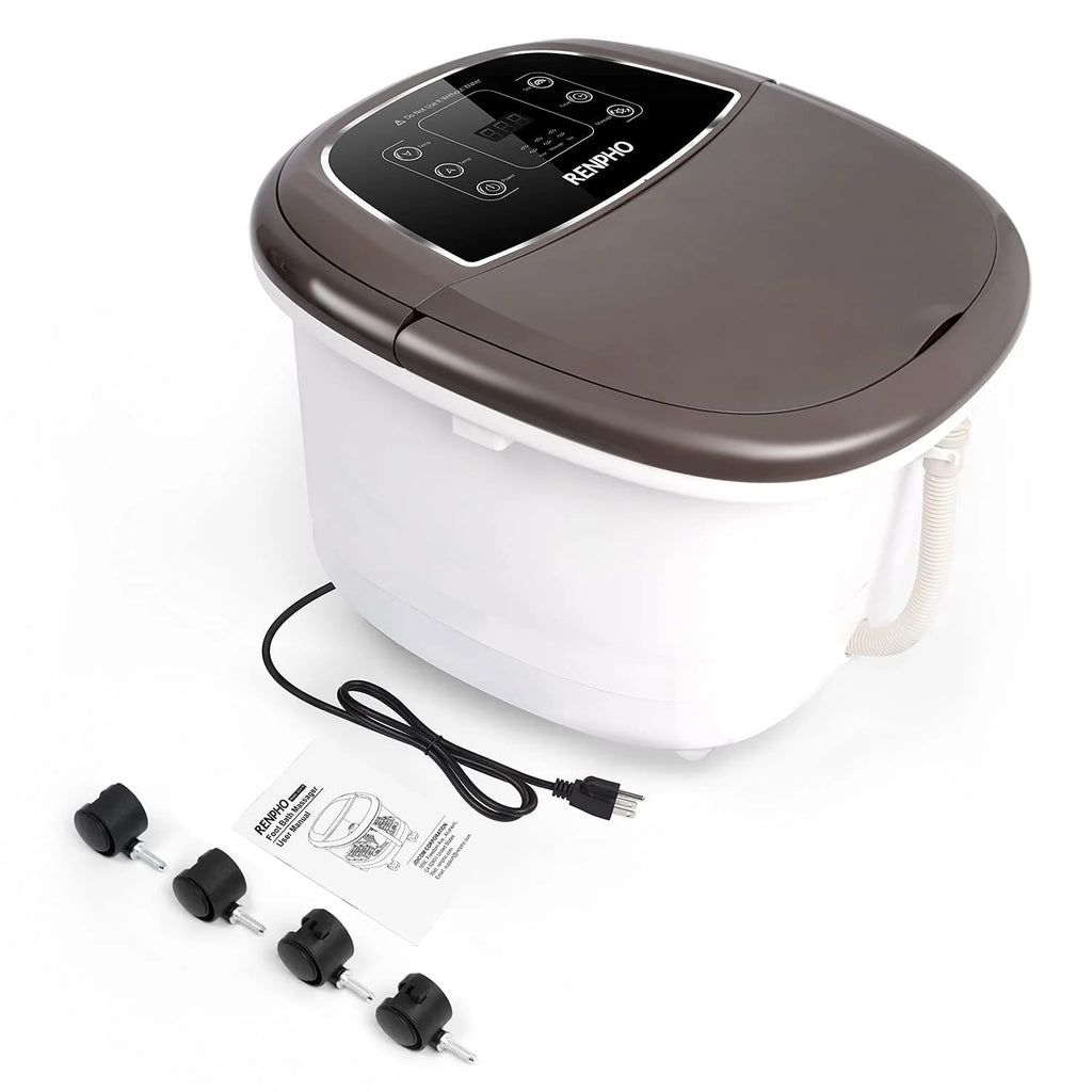 RENPHO Foot Spa Bath Massager with Heat Bubbles and Jets A1998