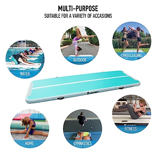 AKSPORT Gymnastics Air Mat Tumble Track with Air Pump A7907