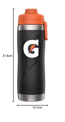 Gatorade Stainless Steel Sport Bottle 26oz Double-Wall Insulation Green L87171