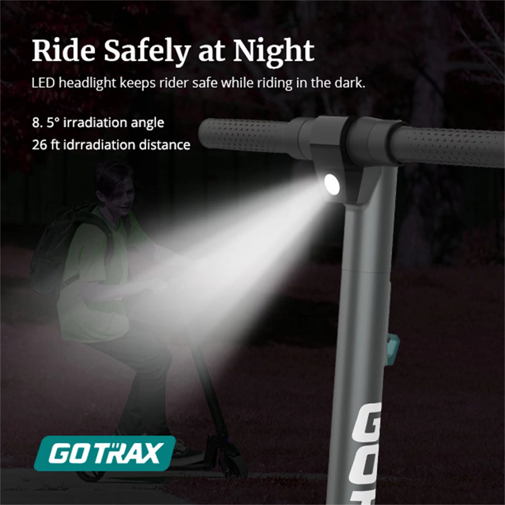GOTRAX G2Plus Foldable Electric Scooter for Adults, 200W, Gray Y20991