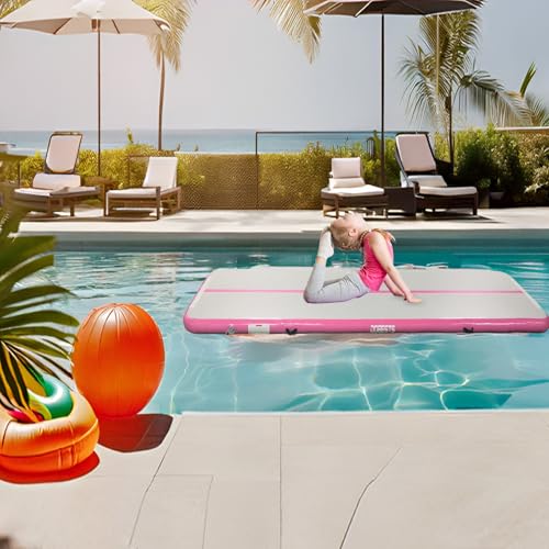 DOBESTS Inflatable Gymnastics Tumbling Mat with Pump G20525