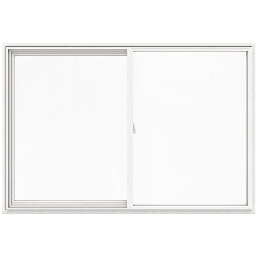 JELD-WEN V2500 Left-Operable Vinyl Double Pane Double Strength Egress Sliding Window (Rough Opening: 72-in x 48-in; Actual: 71.5 - Avayadevconnect