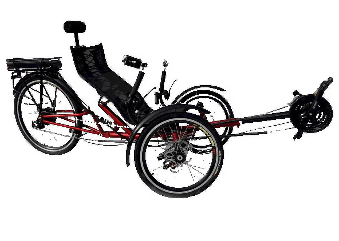 ERT-36 Folding Electric Recumbent Tricycle Fastest Electric Trike for Adults