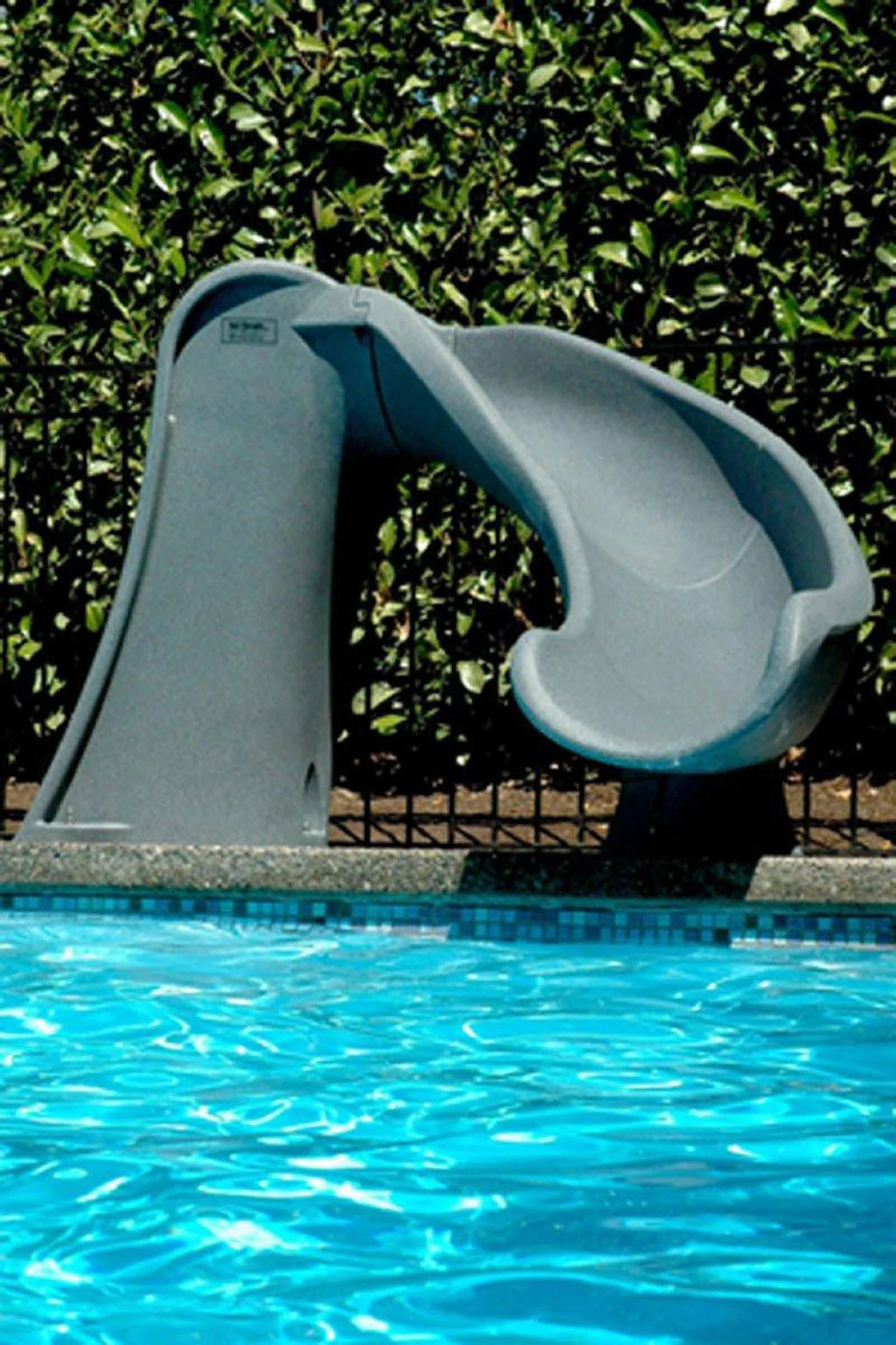 S.R. Smith Cyclone Pool Slide Right Curve Gray Granite S51643