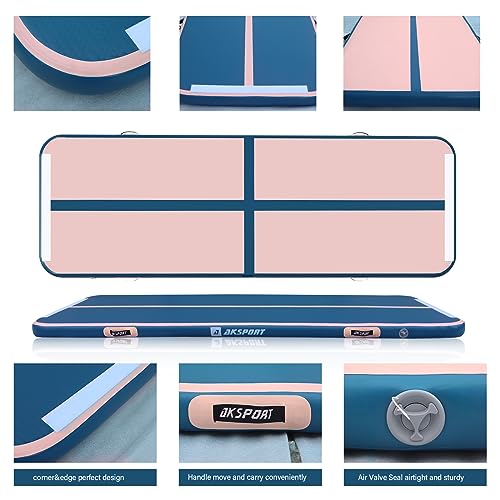 AKSPORT Gymnastics Air Mat Tumble Track with Air Pump A7907