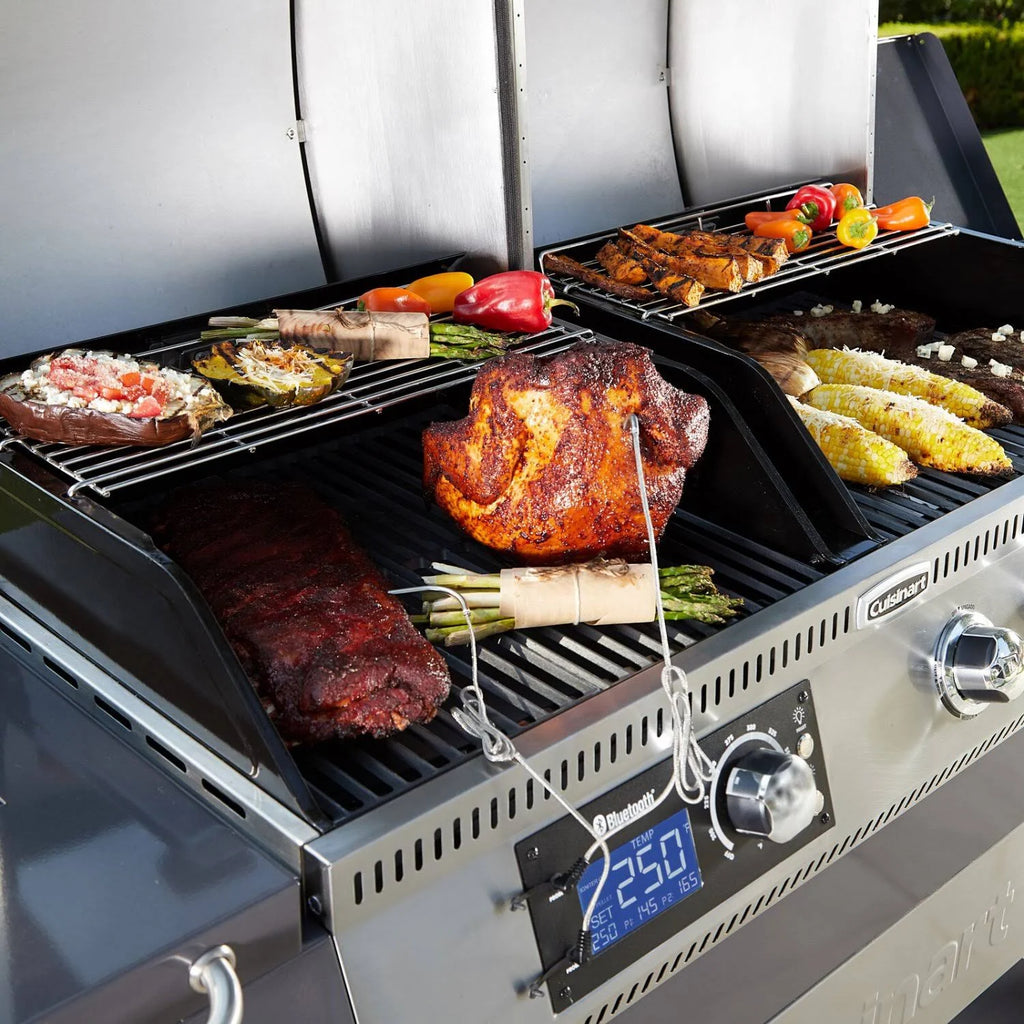 Cuisinart Twin Oaks Dual Function Pellet and Gas Grill, 900 sq in H253