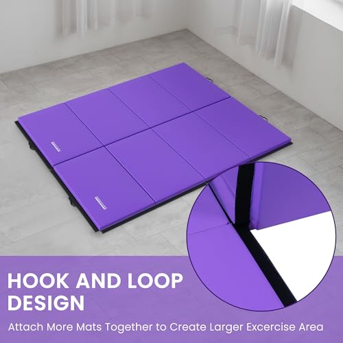 Folding Exercise Gymnastics Mat 2" Thick with Carrying Handles F717