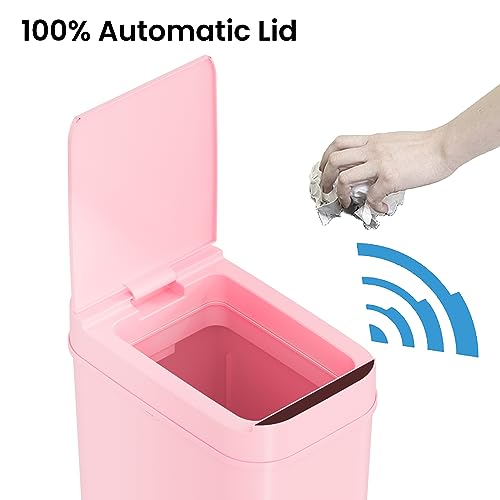 iTouchless 13 Gallon Sensor Trash Can 2.0 Stainless Steel W51921