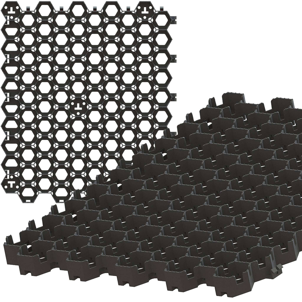 Standartpark - HEXpave Grid - 1x22 Depth Permeable Paver System - 27,000 lbs Load Class - DIY Patio, Walkway, Shed Base, Light V