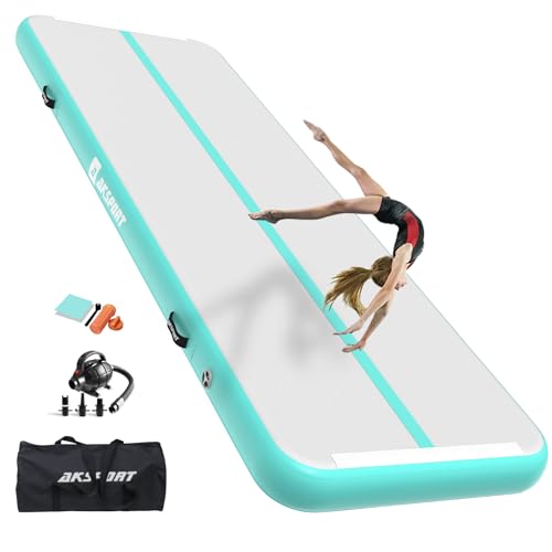 AKSPORT Gymnastics Air Mat Tumble Track with Air Pump A7907