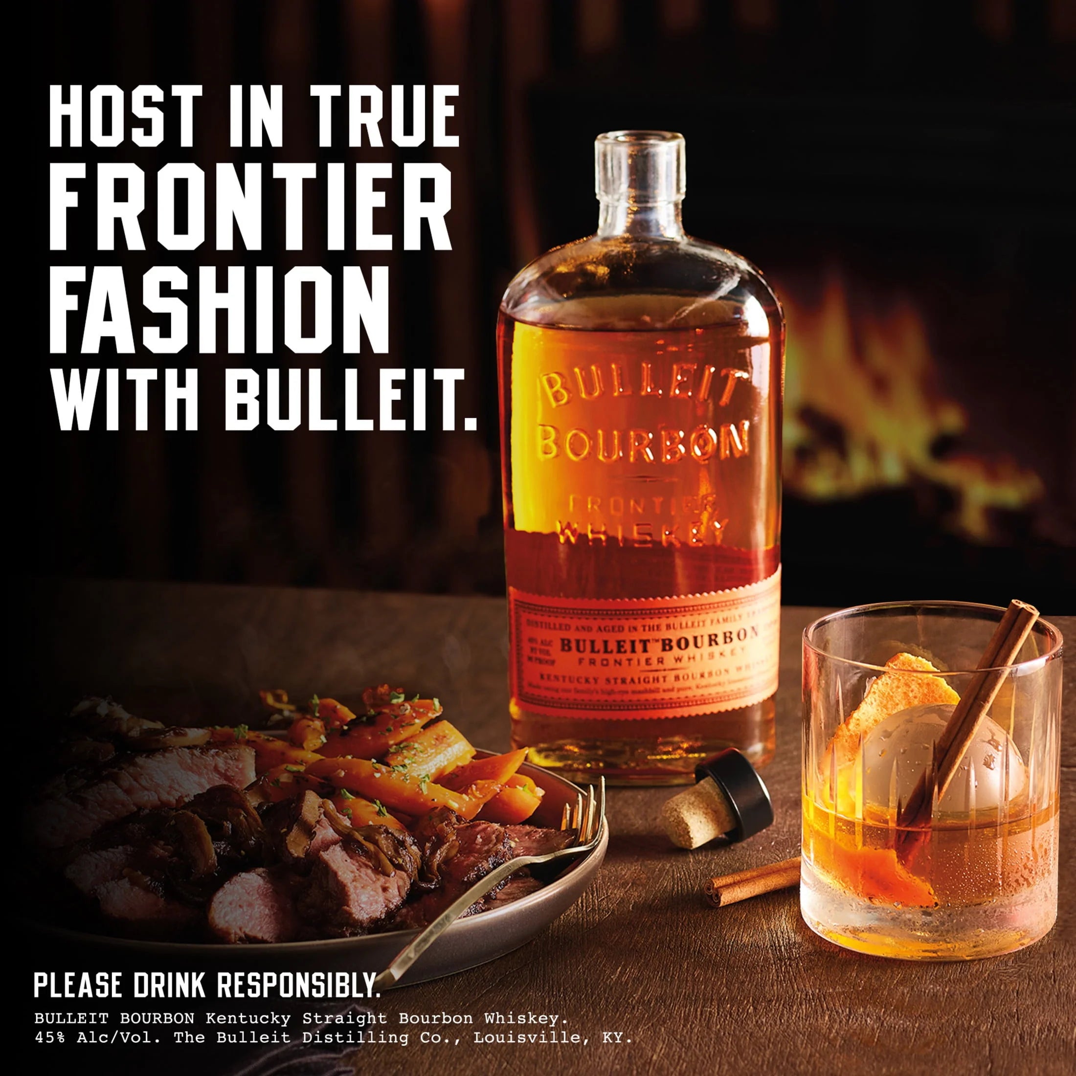 Bulleit Bourbon Whiskey 750 mL Q5010