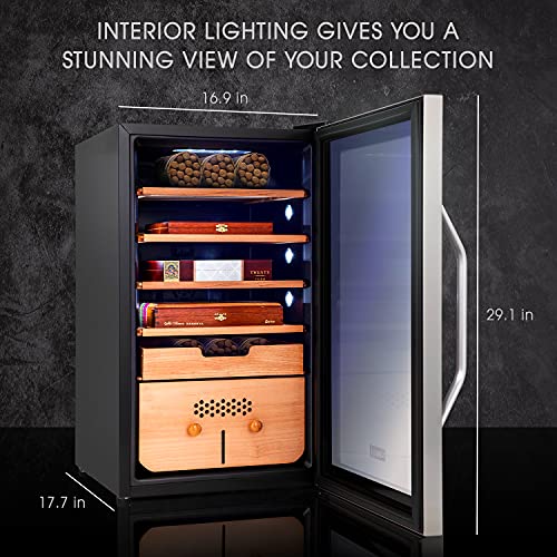 SCHMÉCKÉ 250 Cigar Cooler Humidor with Cooling, Heating & Humidity Control N533588