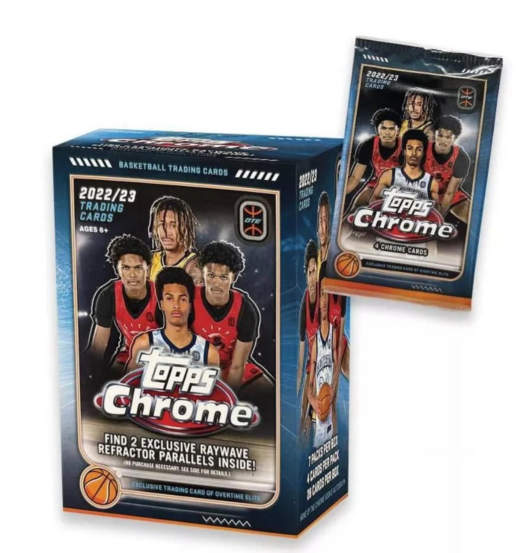 2022-23 Topps Chrome Overtime Elite Basketball Factory Sealed Box E63591