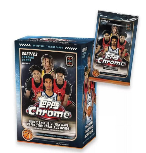 2022-23 Topps Chrome Overtime Elite Basketball Factory Sealed Box E63591