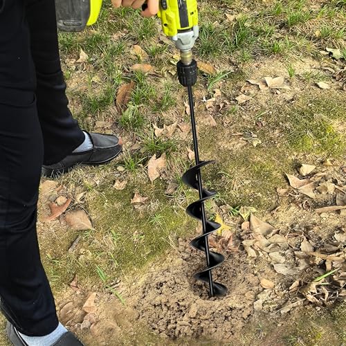 Garden Auger Drill Bit 3" x 24" for Planting and Post Hole Digging K631624