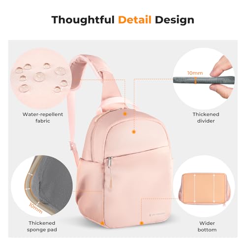 K&F Concept Camera Sling Bag Small Crossbody Shoulder Backpack for DSLR/Mirrorless U627