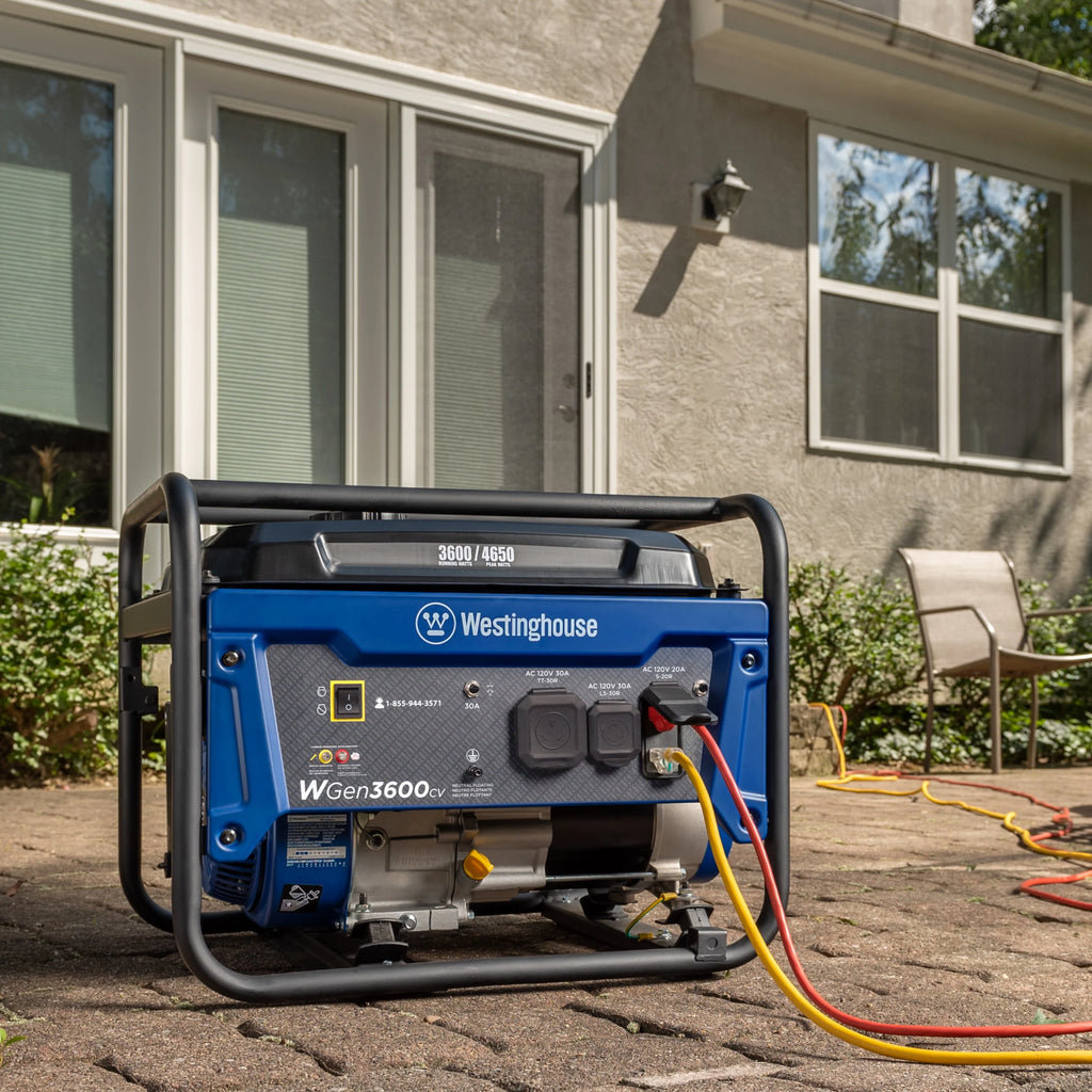 Westinghouse 4650 Peak Watt Portable Gas Generator with CO Sensor C8287