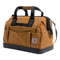 Carhartt Onsite Tool Bag, Durable Water-Resistant, Tool Storage Bag, Heavyweight w/Molded Base, 18-Inch, Carhartt Brown
