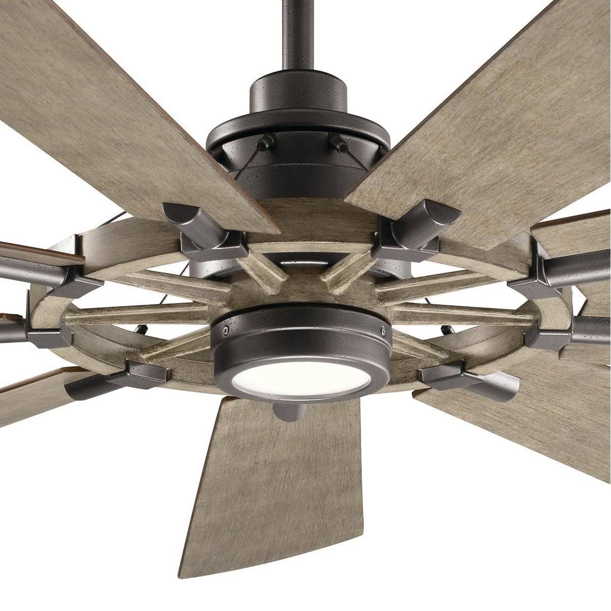 Kichler Gentry Anvil Iron 65x22 LED Ceiling Fan G79221