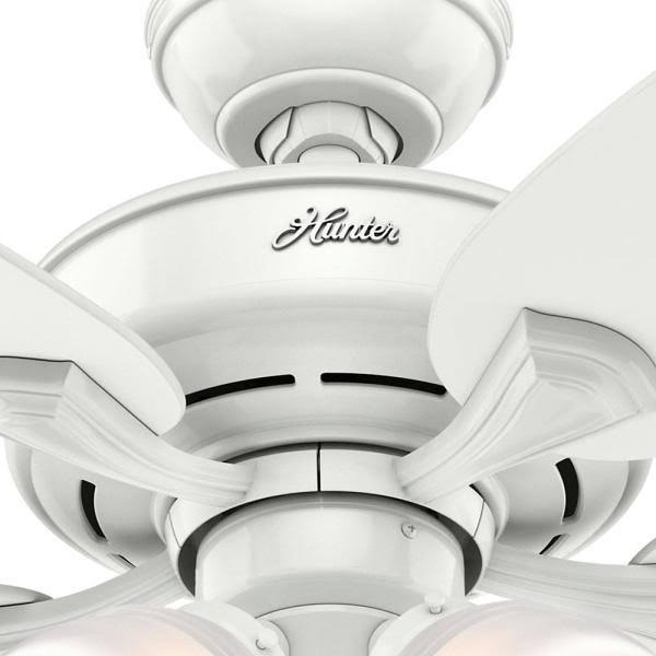 Hunter Channing 52 in. LED Indoor White Ceiling Fan with Light A646285