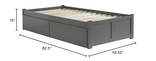 AFI Concord Platform Bed with Storage Drawers J78151